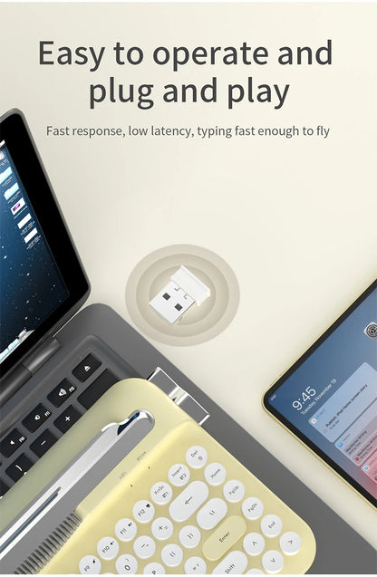 RetroType Air – Wireless Typewriter Bluetooth Keyboard