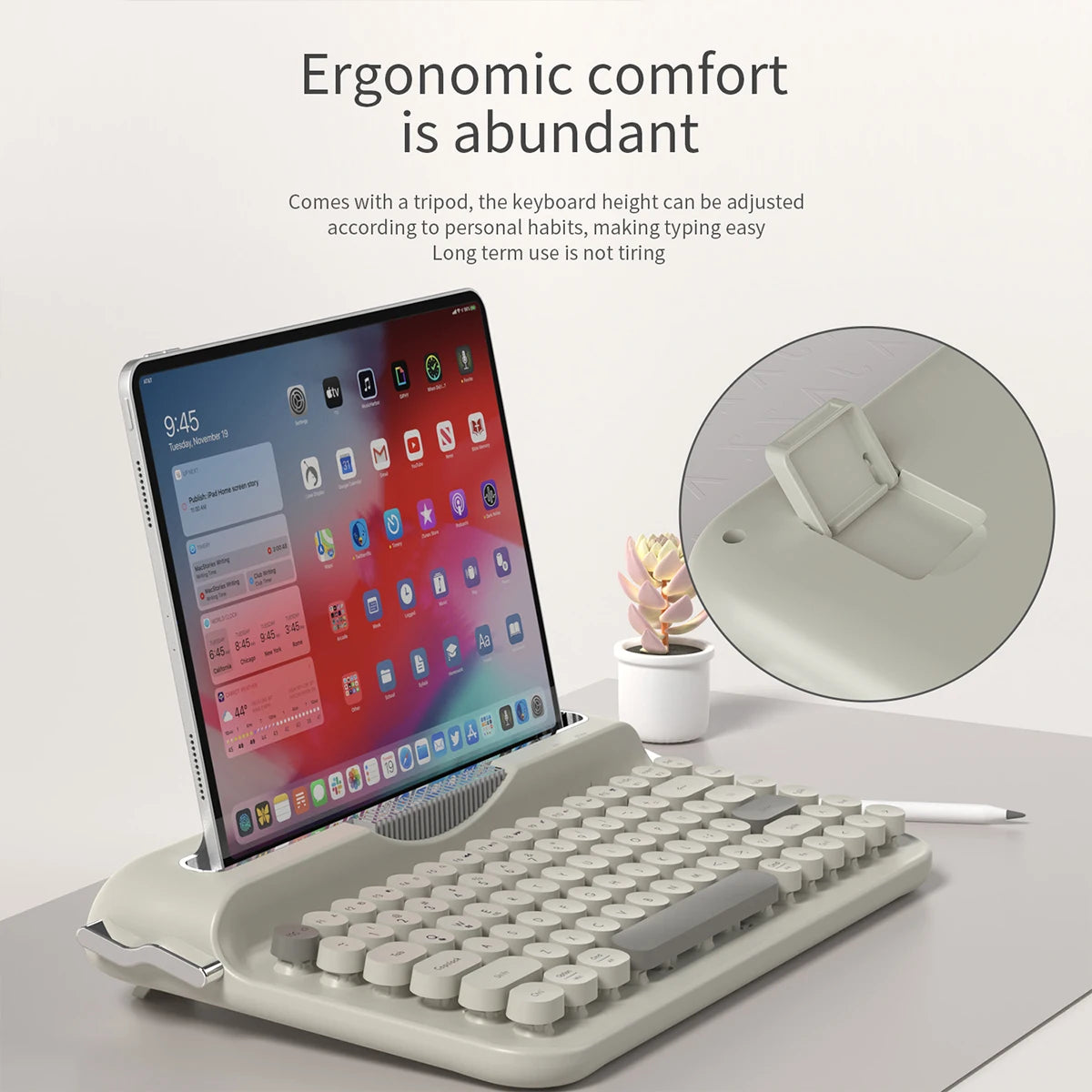 RetroType Air – Wireless Typewriter Bluetooth Keyboard