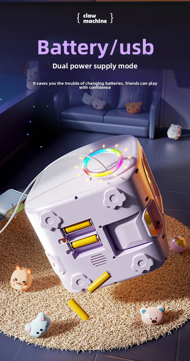 ClawMaster Arcade™ – Mini Candy & Toy Claw Machine