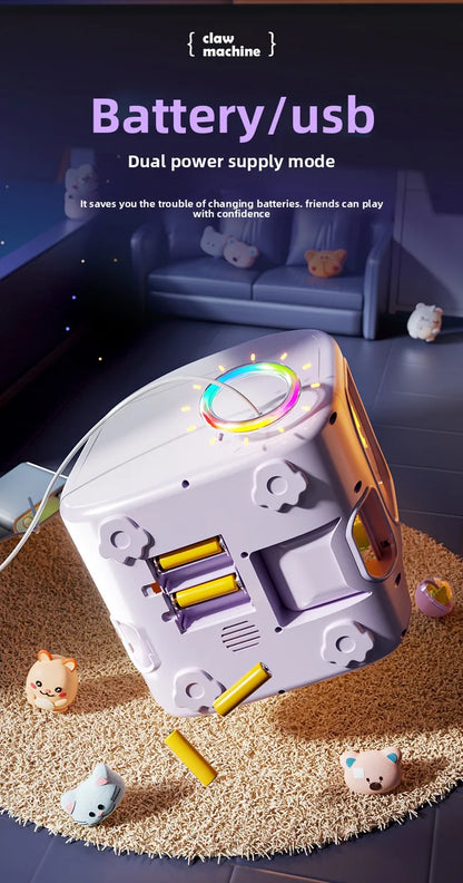 ClawMaster Arcade™ – Mini Candy & Toy Claw Machine