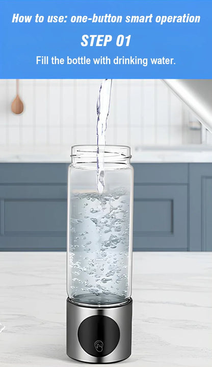 HydroPure Elite – Portable Hydrogen Water Bottle