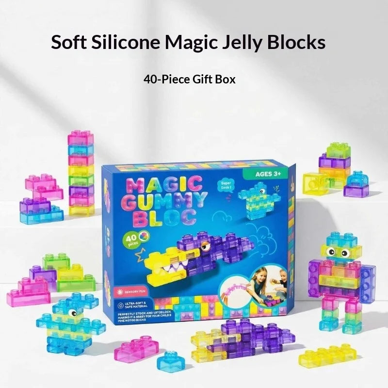 JellyStack Studio – Soft Silicone Sensory Building Blocks