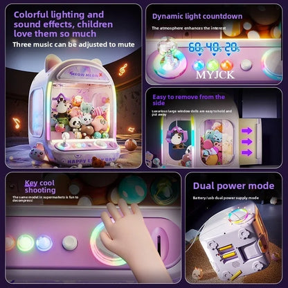 ClawMaster Arcade™ – Mini Candy & Toy Claw Machine