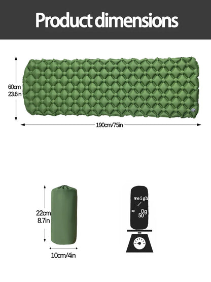 CloudRest Trek  – Ultralight Inflatable Camping Sleeping Pad
