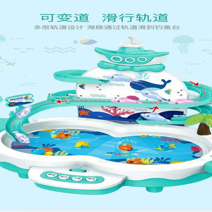 AquaCatch Adventure – Interactive Magnetic Fishing Track Toy