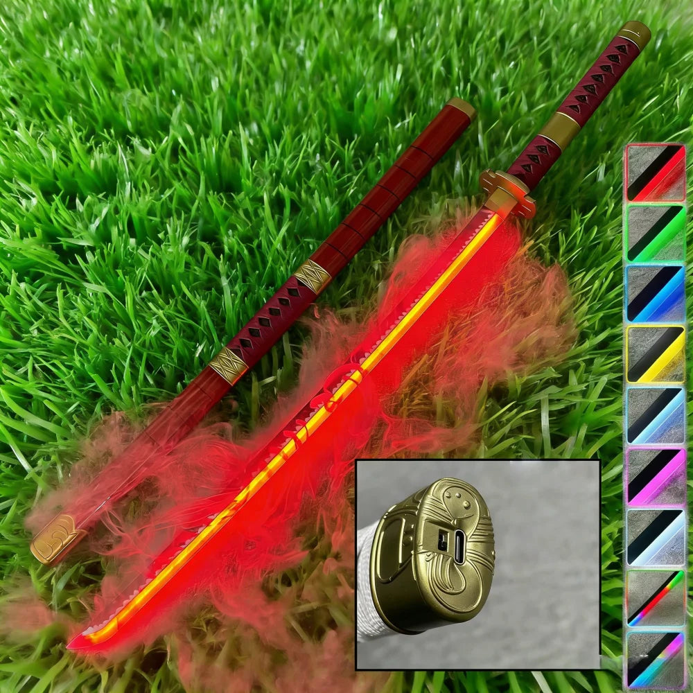 Rukia FrostMist™ Katana – LED Vapour Cosplay Sword