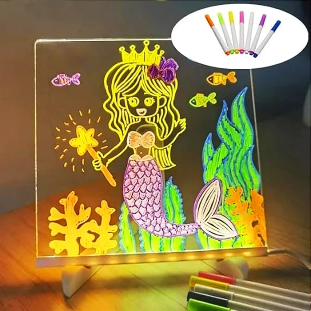 GlowMemo Kids – LED Message & Drawing Board