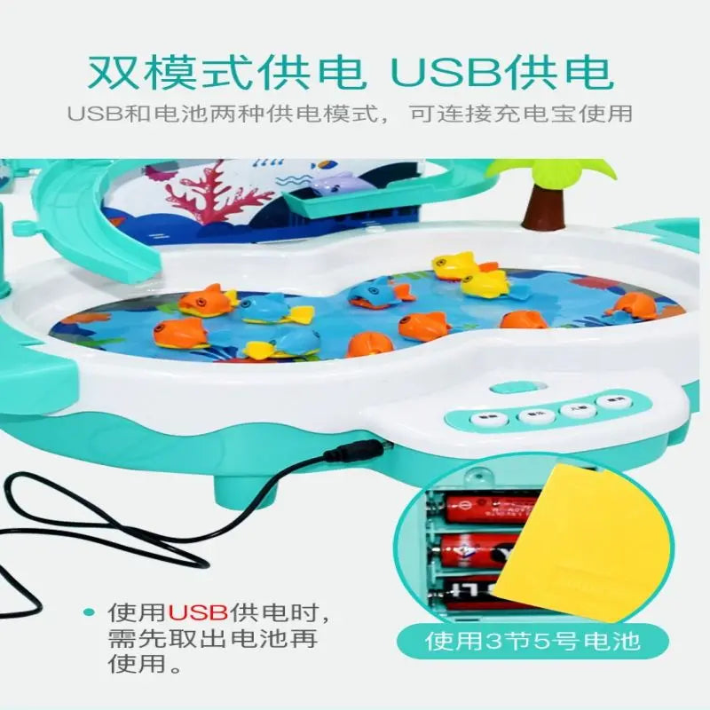 AquaCatch Adventure – Interactive Magnetic Fishing Track Toy