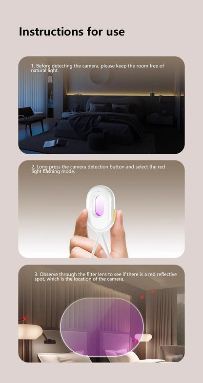SecureScan Mini – Hidden Camera & Signal Detector