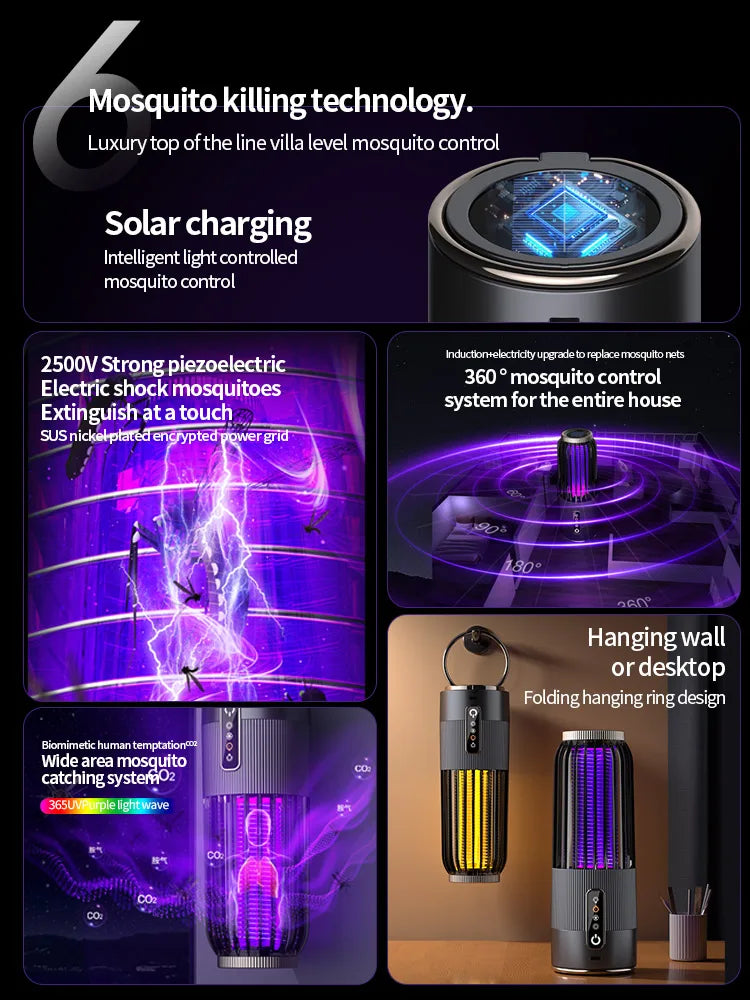 SolarShield Zap™ – Outdoor Solar Mosquito Killer Lamp
