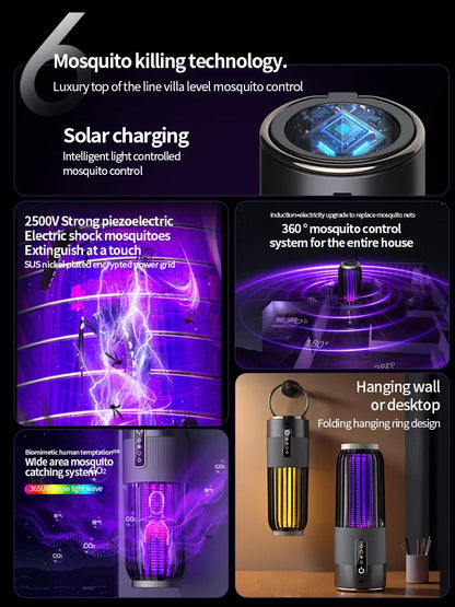 SolarShield Zap™ – Outdoor Solar Mosquito Killer Lamp