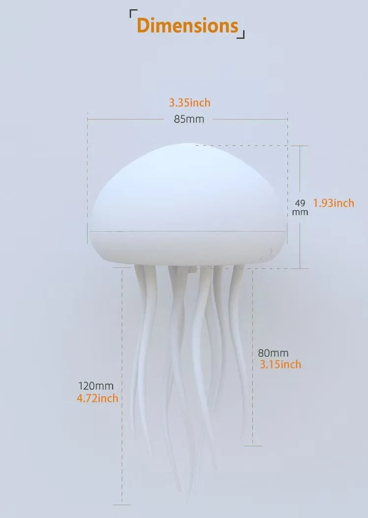 AquaPulse Jelly – Floating RGB Jellyfish Night Light