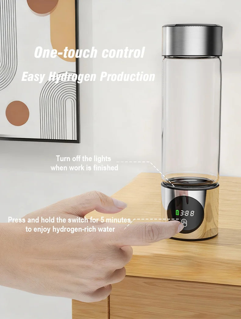 HydroPure Elite – Portable Hydrogen Water Bottle