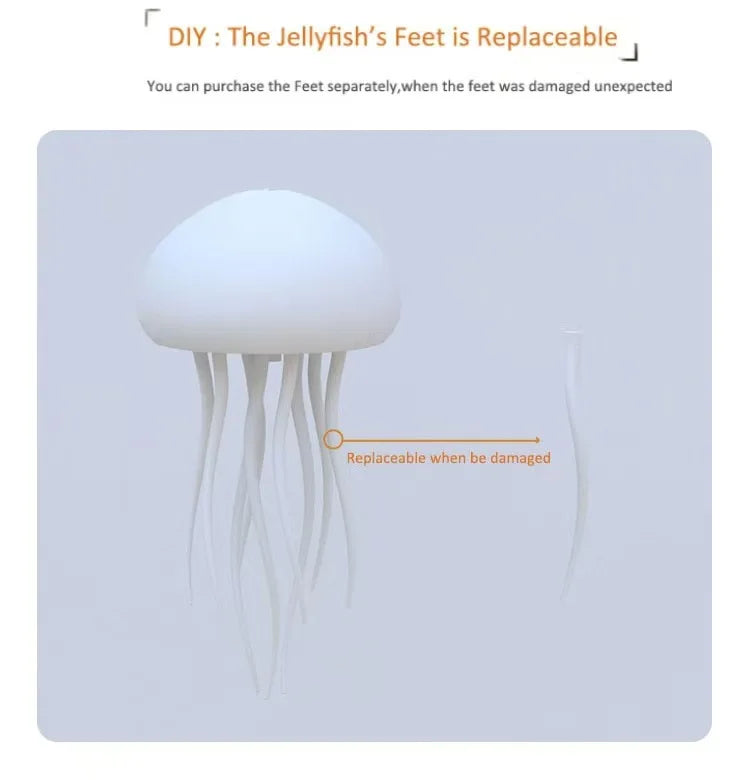 AquaPulse Jelly – Floating RGB Jellyfish Night Light