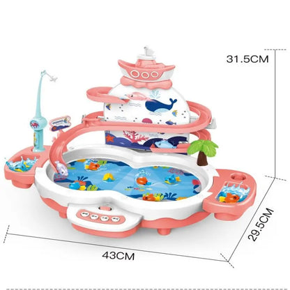 AquaCatch Adventure – Interactive Magnetic Fishing Track Toy
