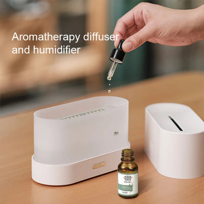 FlameMist Aura  – Ultrasonic Aroma Diffuser & Flame Humidifier