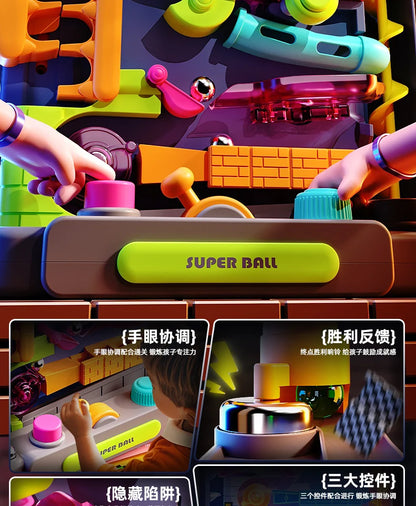 AdventureTrack – Montessori Rolling Ball Learning Maze