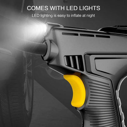 Wireless Tyre Inflator 4000mAh | 80W | Auto Shut-Off | LED | 150PSI