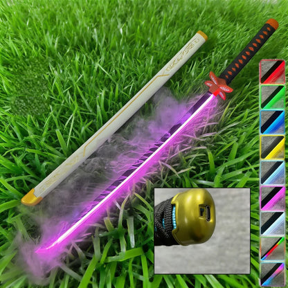 Rukia FrostMist™ Katana – LED Vapour Cosplay Sword