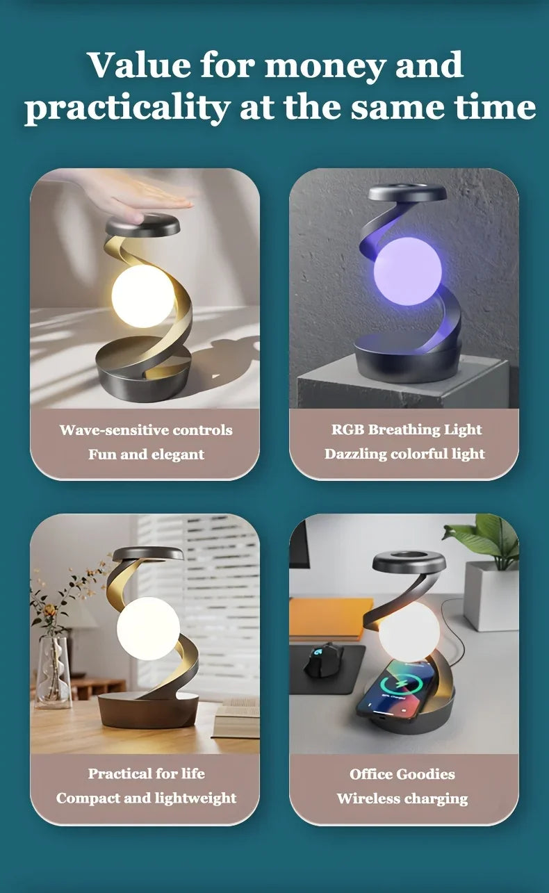 LevoraCharge – The Floating Light That Powers Your Devices