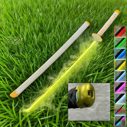 Rukia FrostMist™ Katana – LED Vapour Cosplay Sword