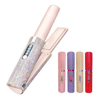 GlowStyle Go – Wireless 2-in-1 Hair Straightener & Curler