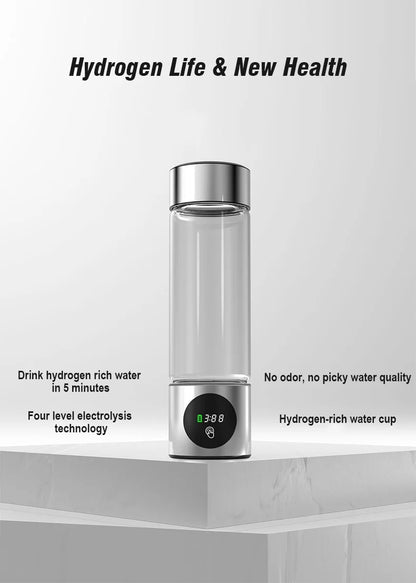 HydroPure Elite – Portable Hydrogen Water Bottle