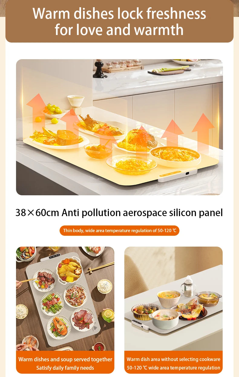 HeatMat Pro – Foldable Food Warming Pad