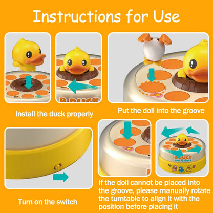 Duck Bounce Catch Game: Interactive Parent-Child Desktop Game for Hand-Eye Coordination Development and Fun Gift for Children