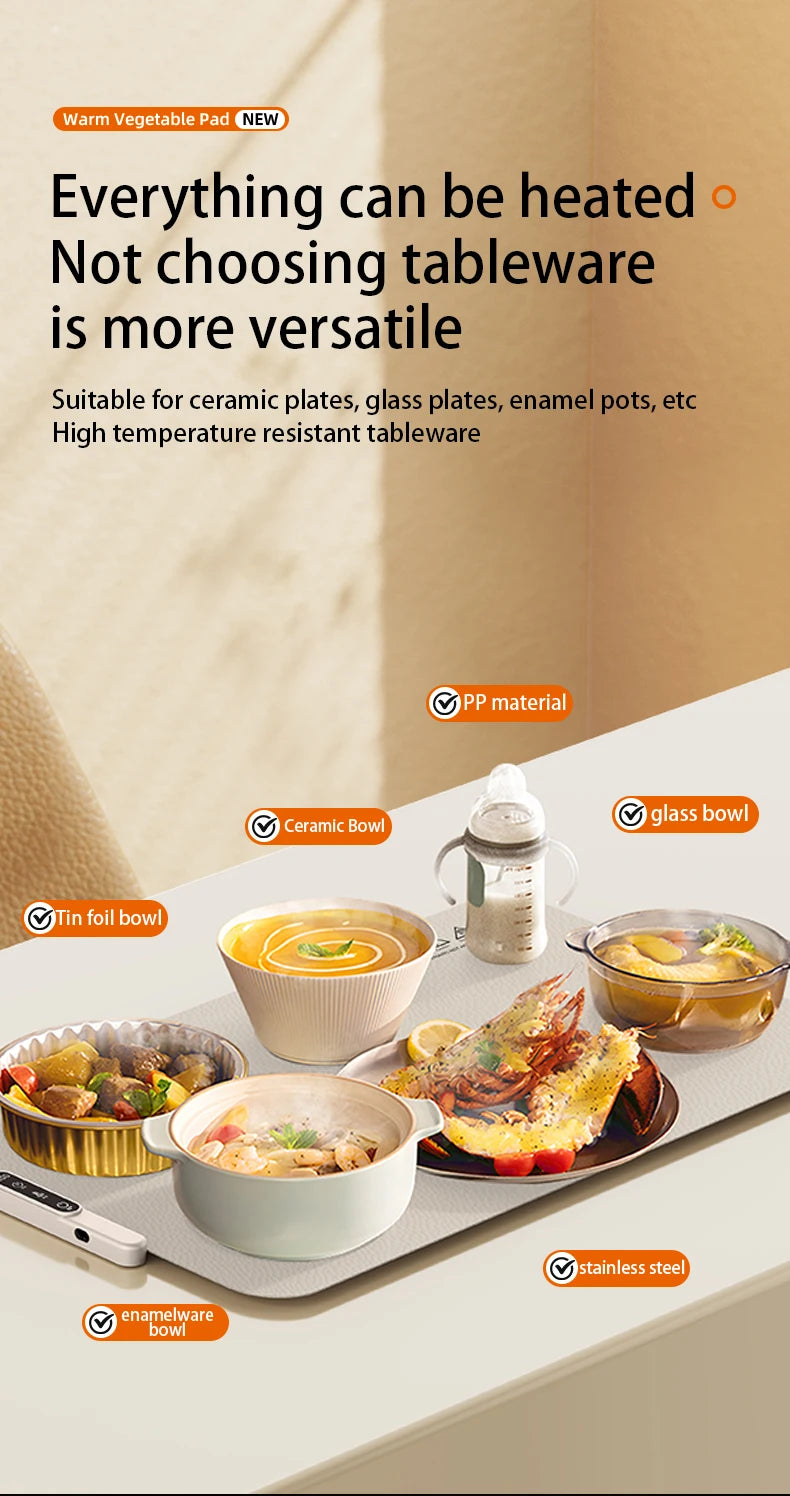 HeatMat Pro – Foldable Food Warming Pad