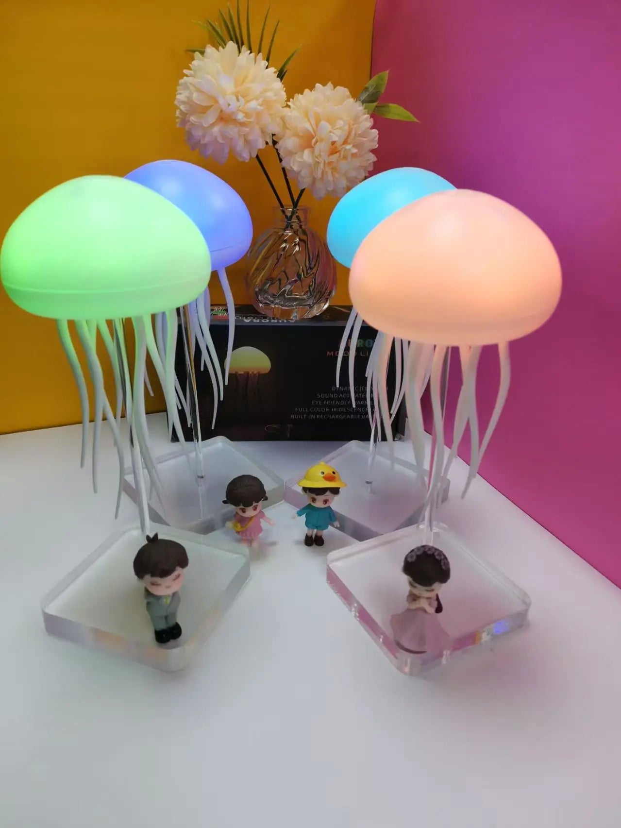 AquaPulse Jelly – Floating RGB Jellyfish Night Light