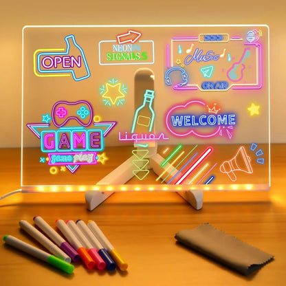 GlowMemo Kids – LED Message & Drawing Board