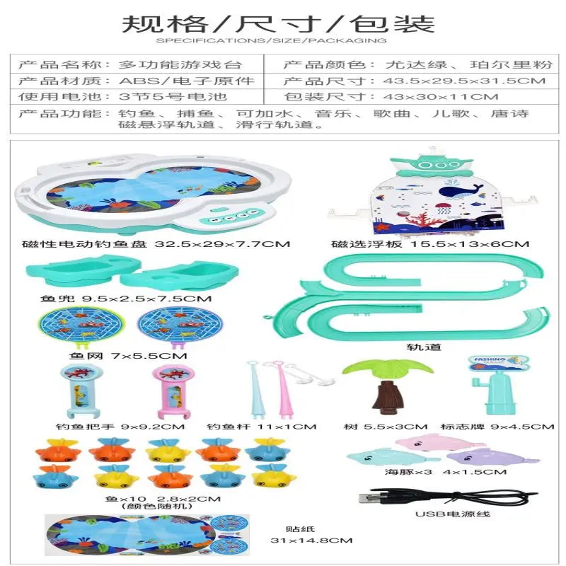 AquaCatch Adventure – Interactive Magnetic Fishing Track Toy