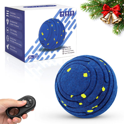 Smart Interactive Dog Toy, Indestructible E-TPU Toy Ball for Aggressive Chewers