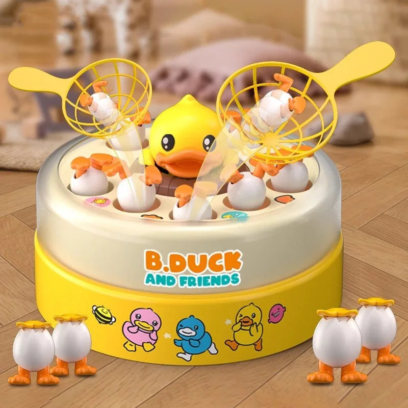 Duck Bounce Catch Game: Interactive Parent-Child Desktop Game for Hand-Eye Coordination Development and Fun Gift for Children