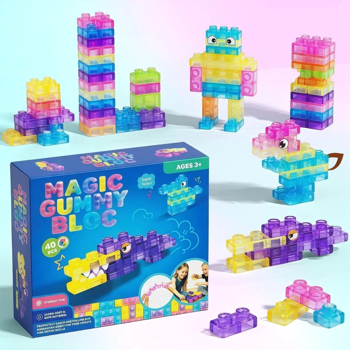 JellyStack Studio – Soft Silicone Sensory Building Blocks