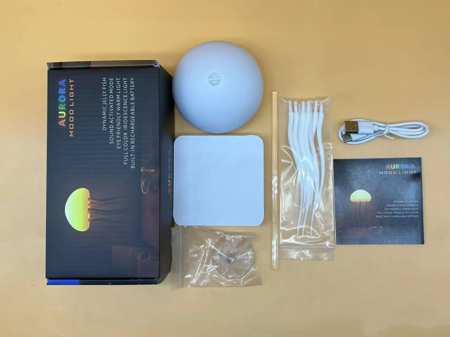 AquaPulse Jelly – Floating RGB Jellyfish Night Light