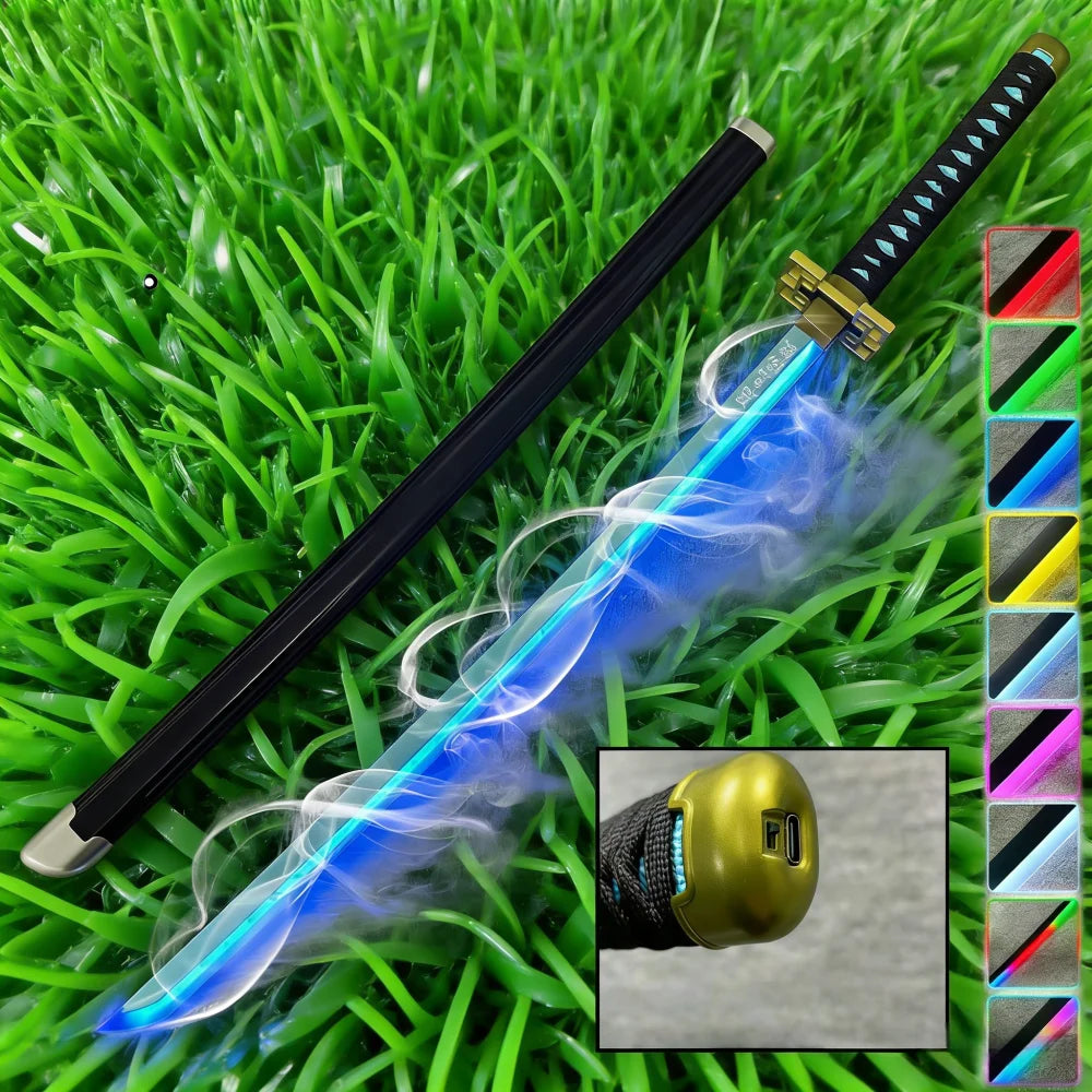 Rukia FrostMist™ Katana – LED Vapour Cosplay Sword