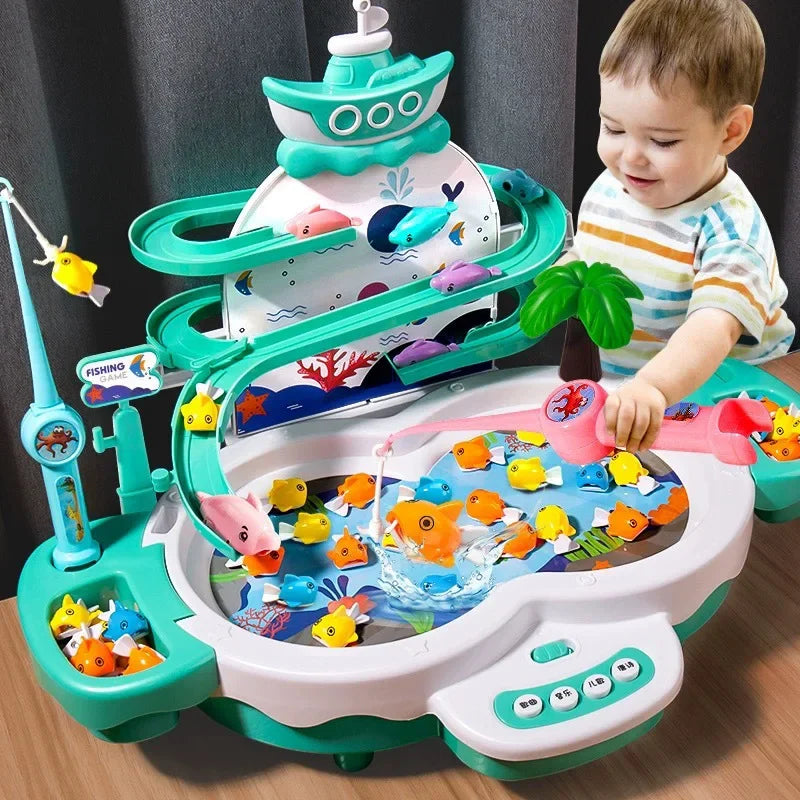 AquaCatch Adventure – Interactive Magnetic Fishing Track Toy