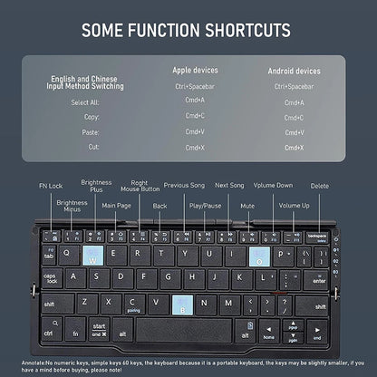 FlexType Go – Foldable Bluetooth Travel Keyboard