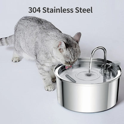 PureFlow Pet – Stainless Steel Smart Water Fountain
