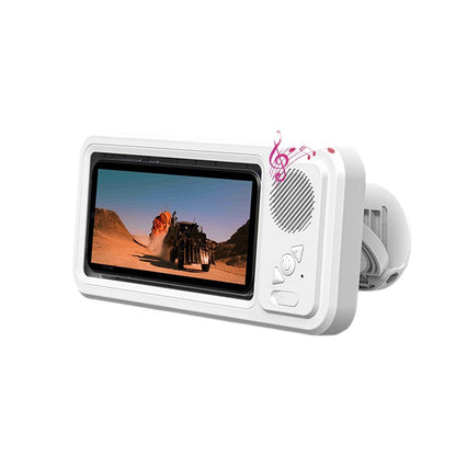 AquaView Sound – Waterproof Shower Phone Holder & Bluetooth Speaker