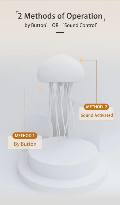 AquaPulse Jelly – Floating RGB Jellyfish Night Light