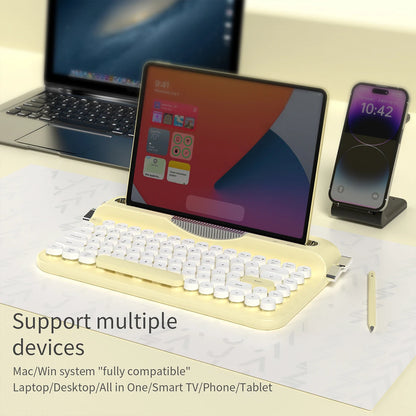 RetroType Air – Wireless Typewriter Bluetooth Keyboard