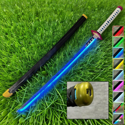 Rukia FrostMist™ Katana – LED Vapour Cosplay Sword