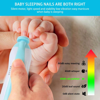 TinyTrim Glow – Electric Baby Nail Trimmer with LED Light
