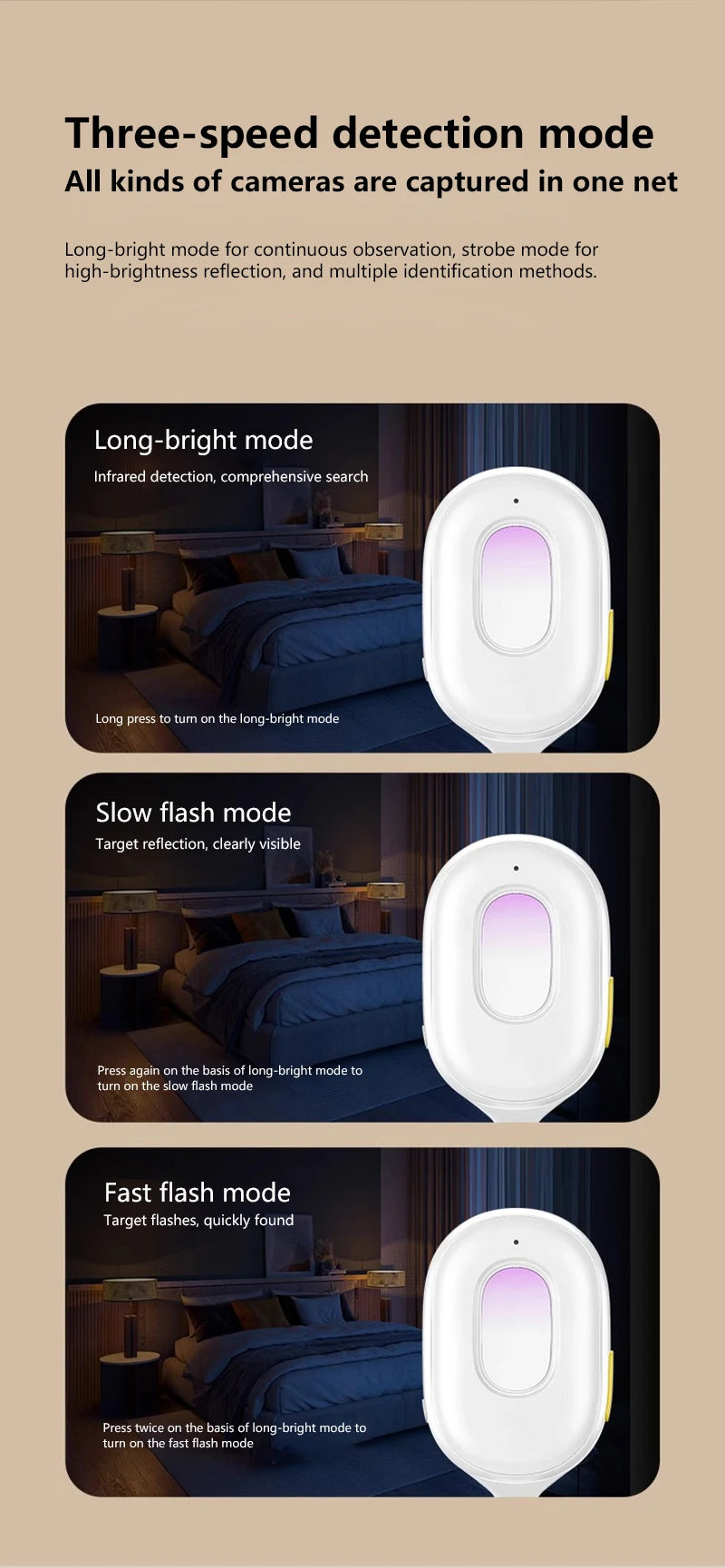 SecureScan Mini – Hidden Camera & Signal Detector