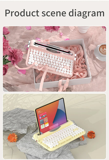 RetroType Air – Wireless Typewriter Bluetooth Keyboard