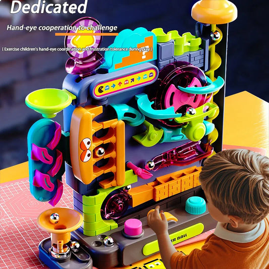 AdventureTrack – Montessori Rolling Ball Learning Maze
