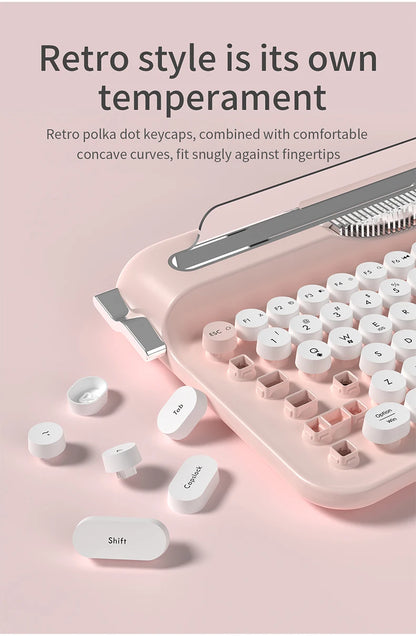 RetroType Air – Wireless Typewriter Bluetooth Keyboard